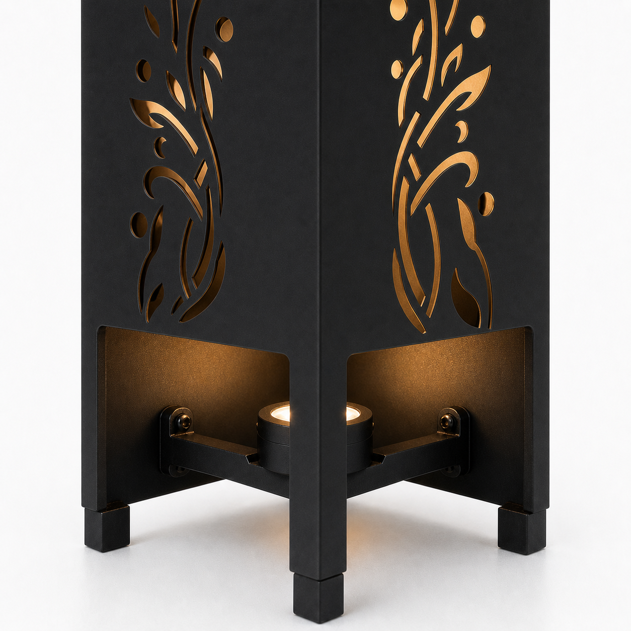 Design 118 bottom light bracket detail for metal garden light tower