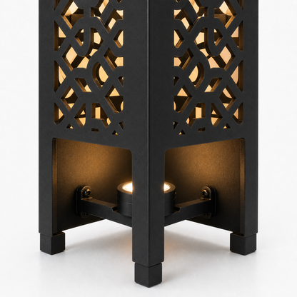 Design 139 bottom light bracket detail for metal garden light tower
