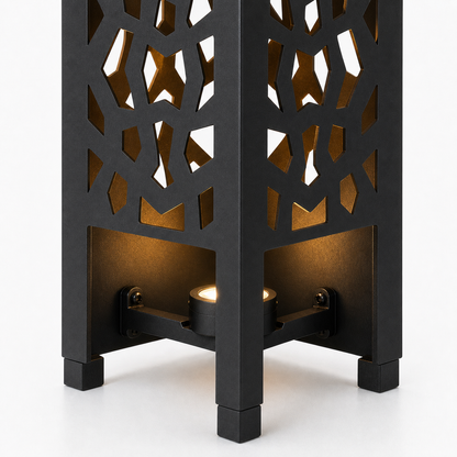 Design 150 bottom light bracket detail for metal garden light tower