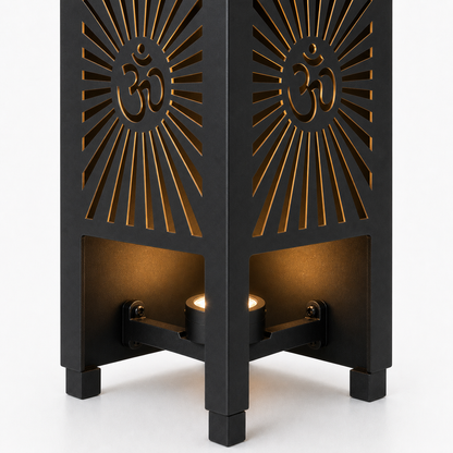 Design 162 bottom light bracket detail for metal garden light tower