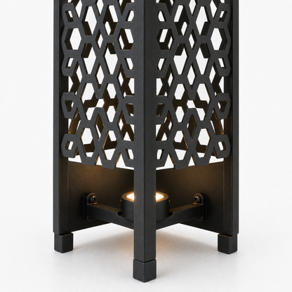 Design 175 bottom light bracket detail for metal garden light tower
