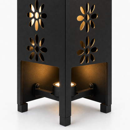 Design 178 bottom light bracket detail for metal garden light tower