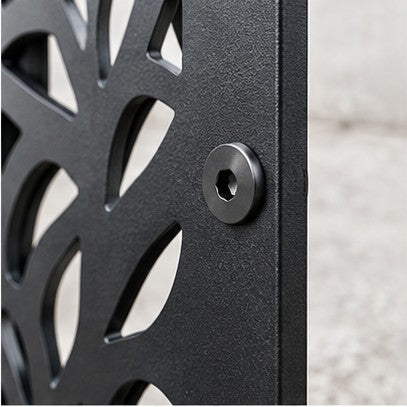 Flush countersunk fastener installed in a laser cut panel