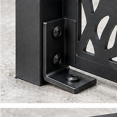 Bracket-connected laser cut panel suitable for infill applications
