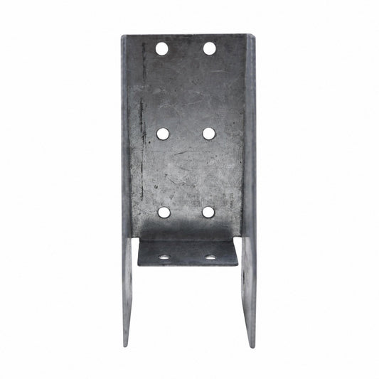 Perforated U Shaped Steel Bracket for Fence Mounting - view 1