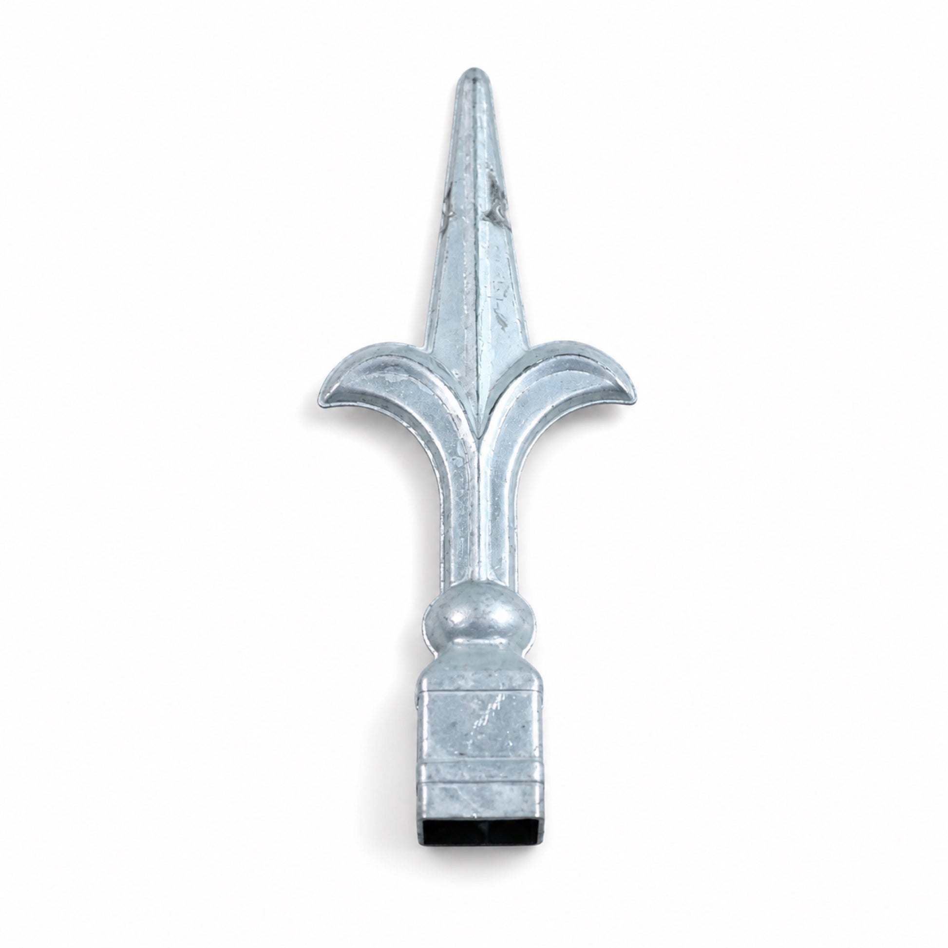 Pressed Spear Point Ornamental Fence Finial - view 2