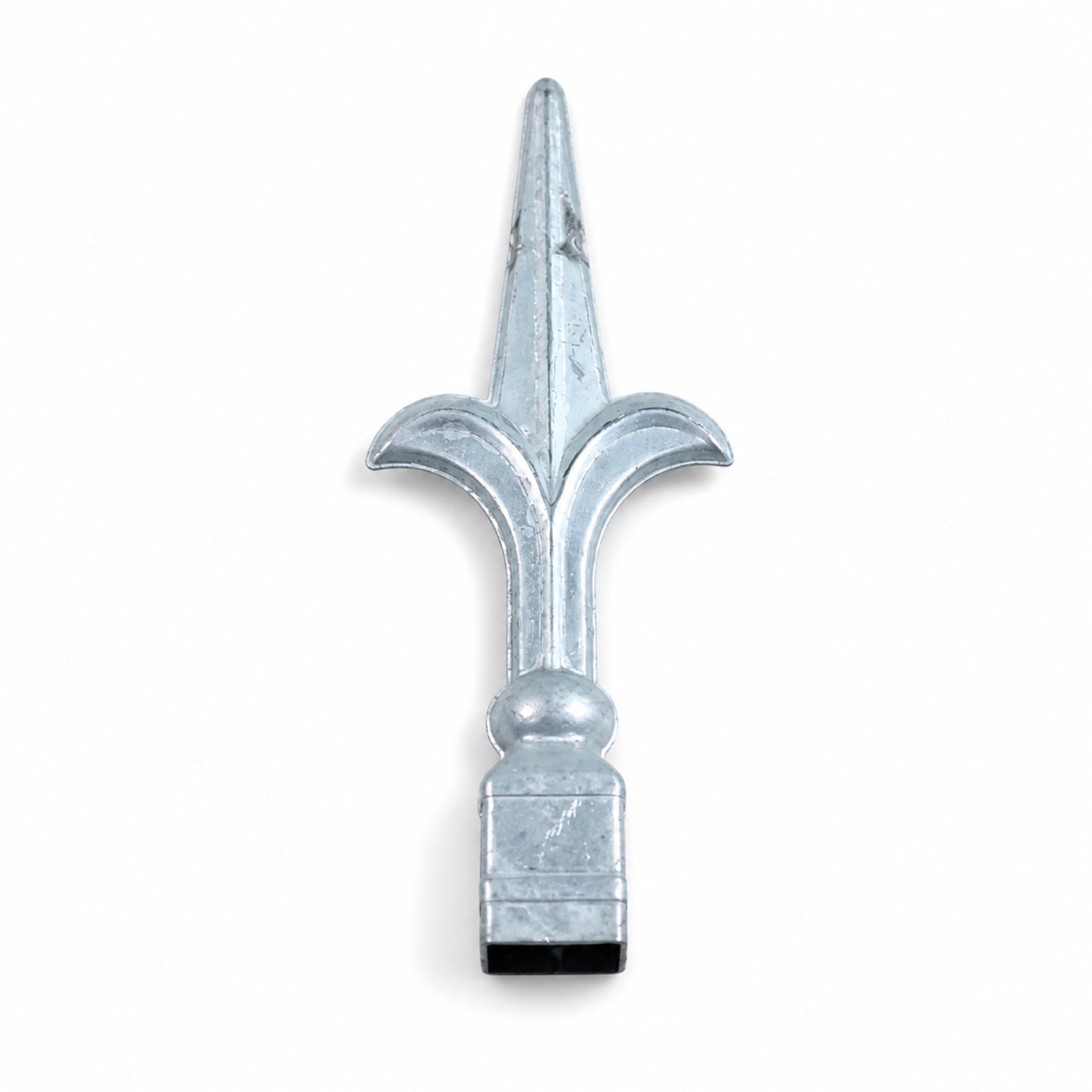 Pressed Spear Point Ornamental Fence Finial - view 2
