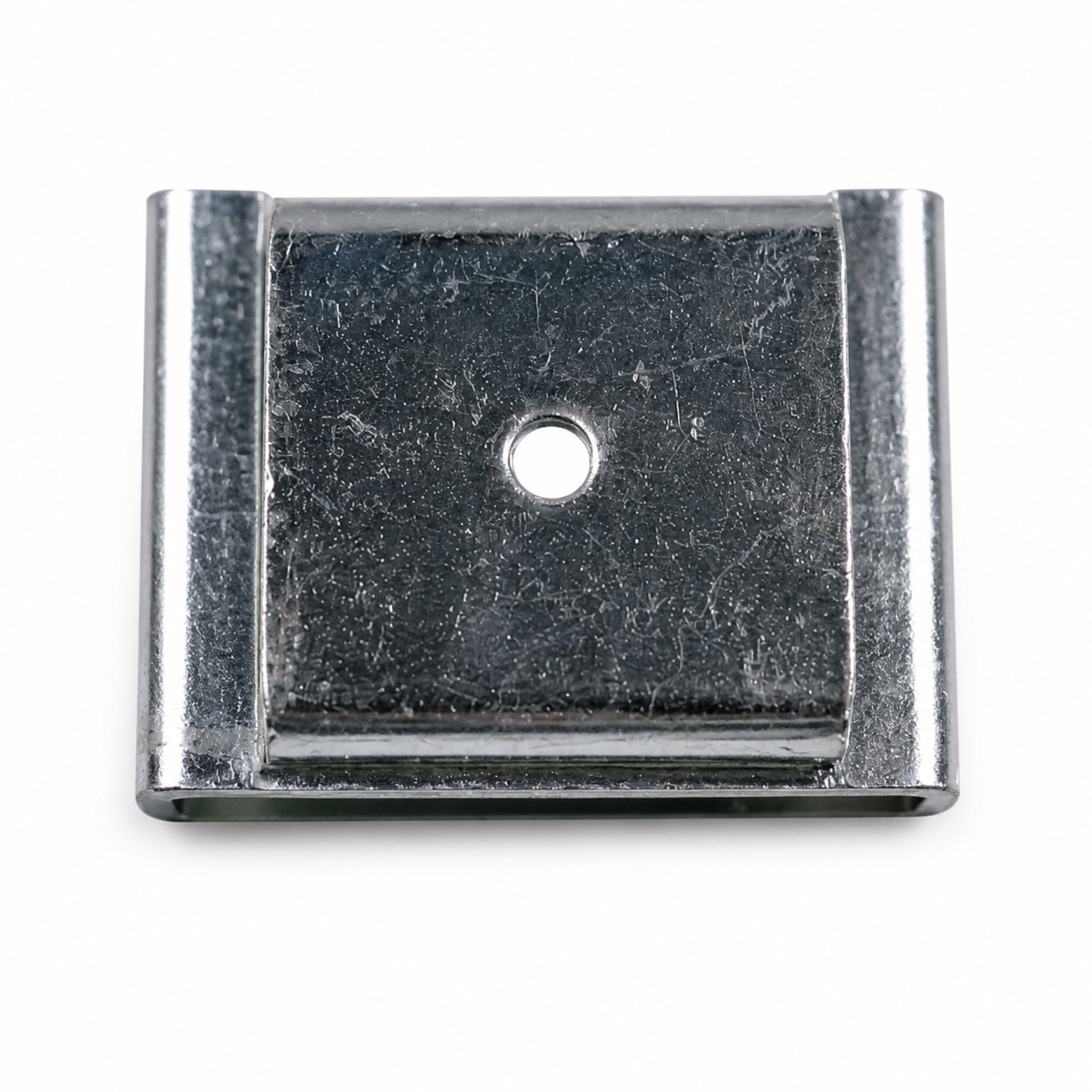 Rectangular Steel Clamp Plate Bracket for Fence Rails - view 1