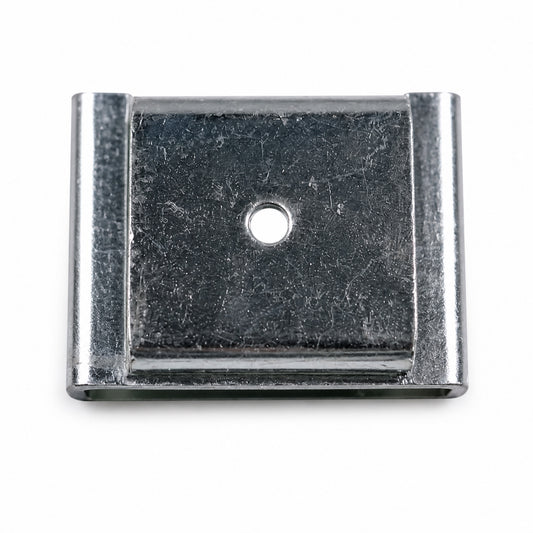 Rectangular Steel Clamp Plate Bracket for Fence Rails - view 1