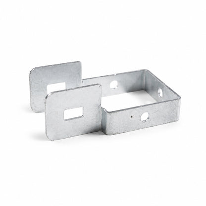 Rectangular Steel Frame Bracket for Fence and Gate Assembly - view 1