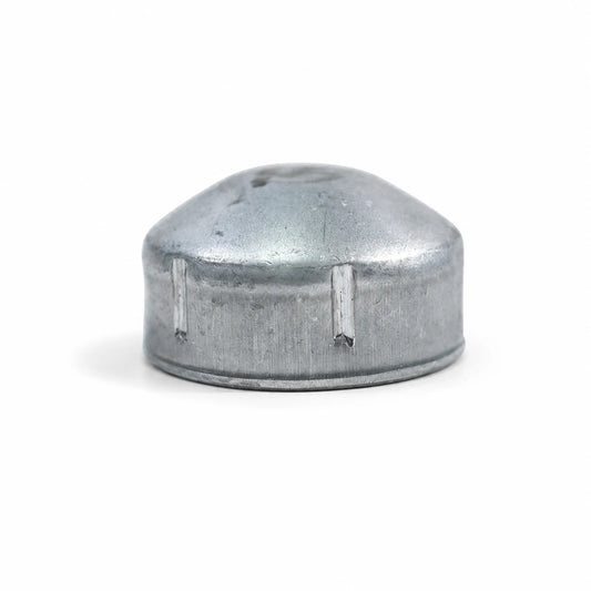 1-1/2" Round Galvanized Steel Fence Post Cap - side profile product image