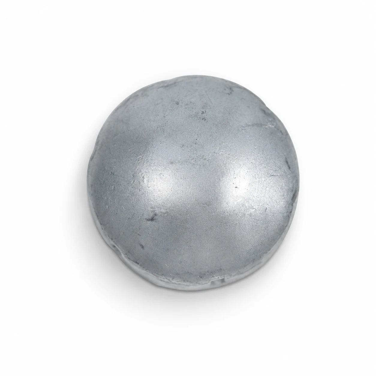1-1/2" Round Galvanized Steel Fence Post Cap - top view product image