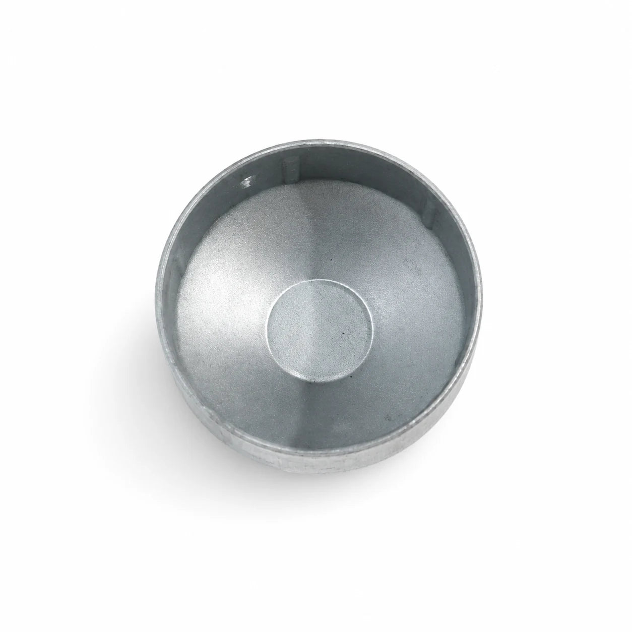 2" Round Galvanized Steel Fence Post Cap - inside bottom view product image