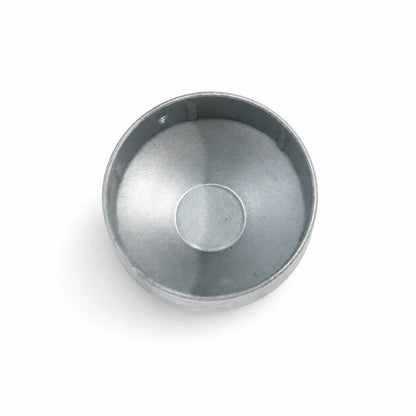 2" Round Galvanized Steel Fence Post Cap - inside bottom view product image