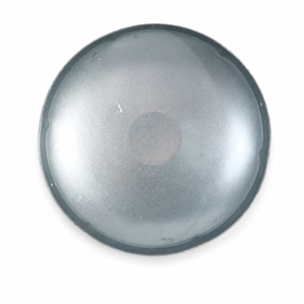 5-1/2" Round Galvanized Steel Fence Post Cap - inside bottom view product image