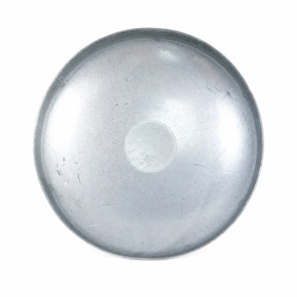 6-1/2" Round Galvanized Steel Fence Post Cap - inside bottom view product image