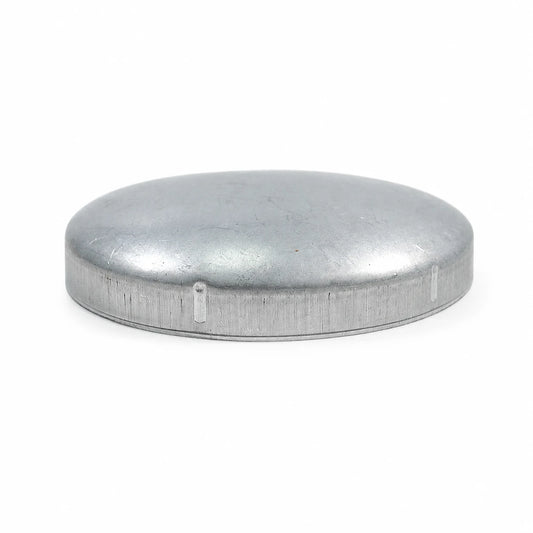 6-1/2" Round Galvanized Steel Fence Post Cap - side profile product image