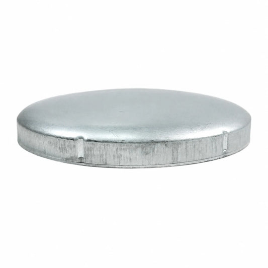 8-5/8" Round Galvanized Steel Fence Post Cap - side profile product image
