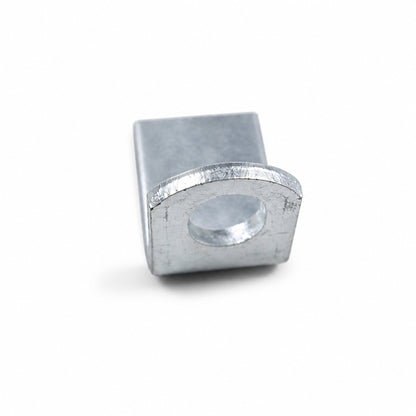 Small L Shaped Steel Angle Bracket with Mounting Holes - view 3