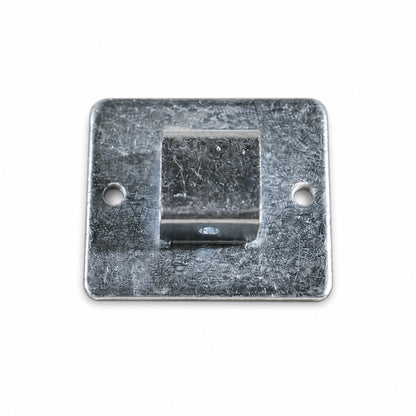 Small Square Tube Base Shoe for Metal Fence Posts - view 1
