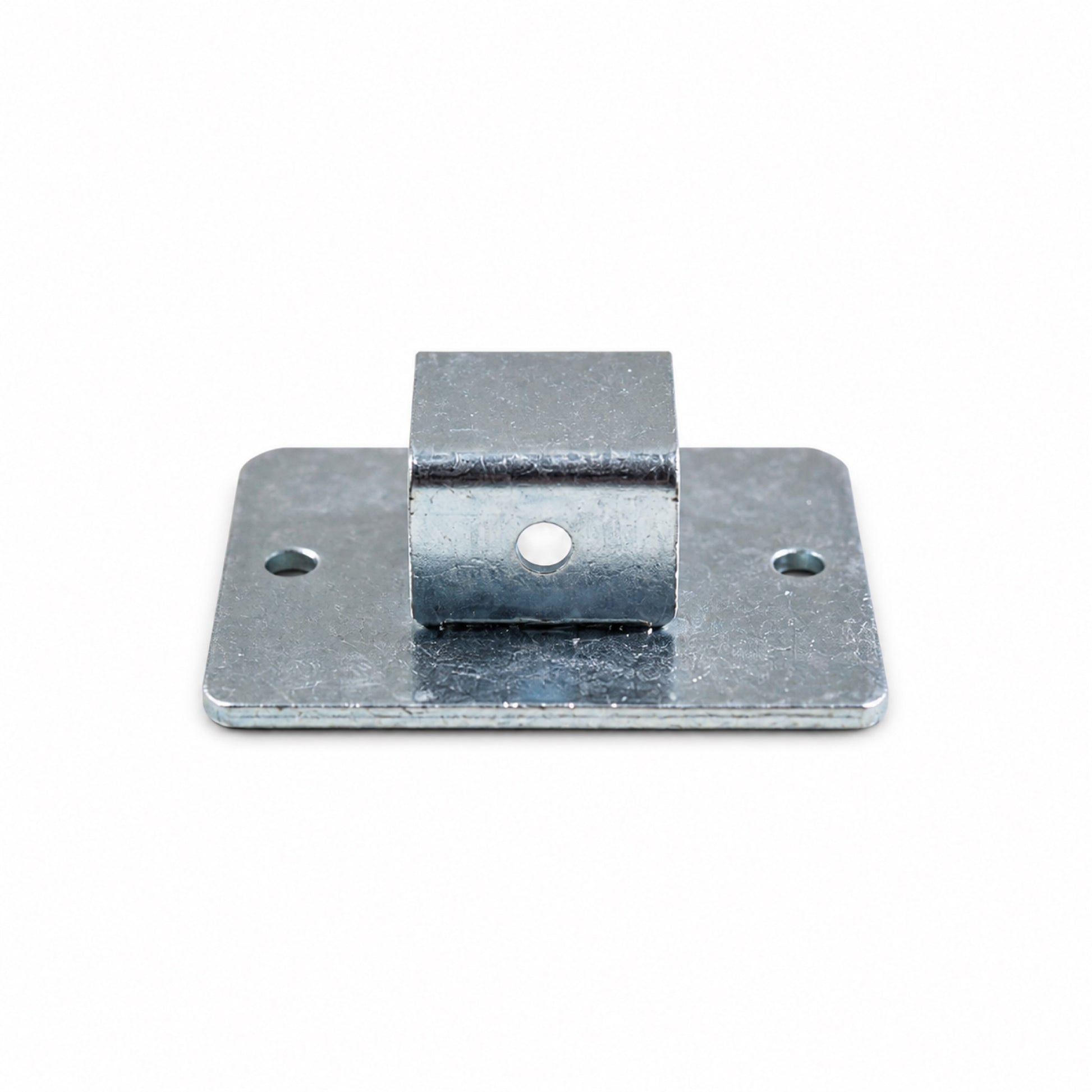 Small Square Tube Base Shoe for Metal Fence Posts - view 2