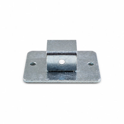 Small Square Tube Base Shoe for Metal Fence Posts - view 2