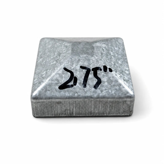 2-3/4" Square Aluminum Fence Post Cap - product image 1