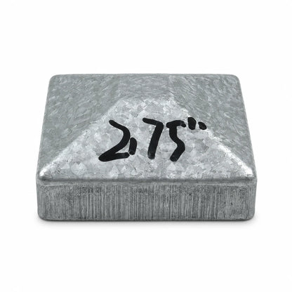 2-3/4" Square Aluminum Fence Post Cap - product image 2