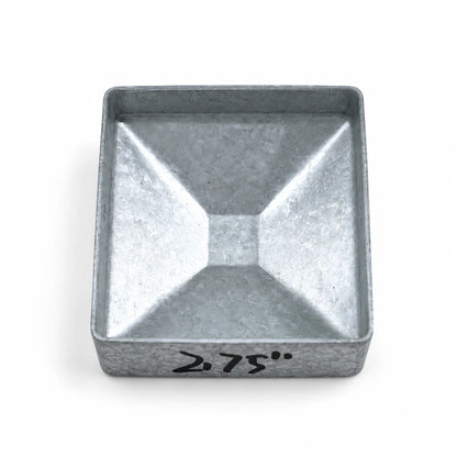 2-3/4" Square Aluminum Fence Post Cap - product image 3