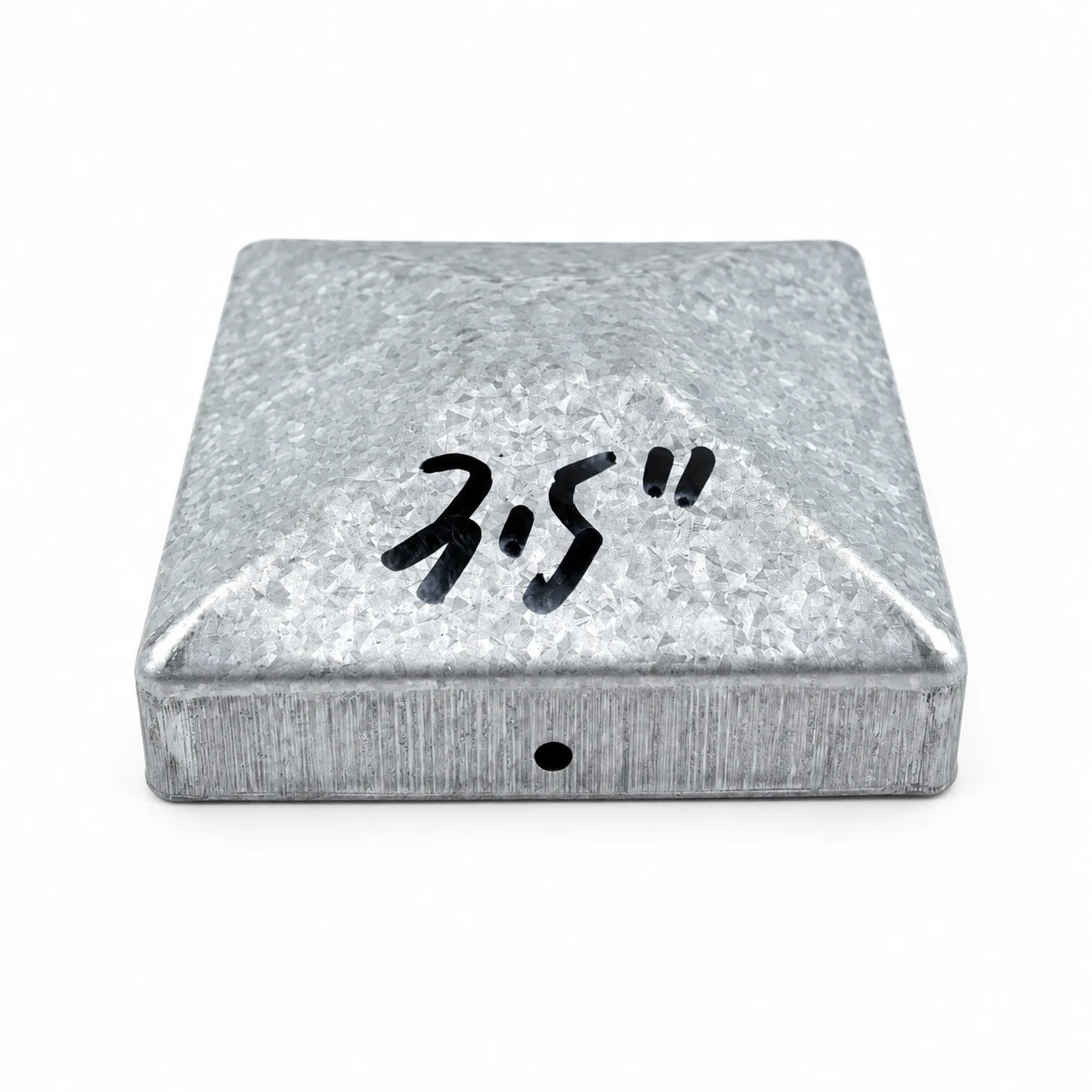 3-1/2" Square Aluminum Fence Post Cap - product image 2
