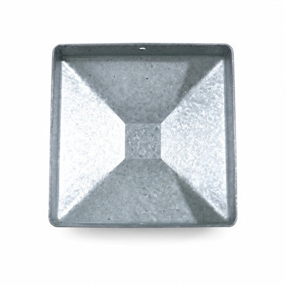 3-1/2" Square Aluminum Fence Post Cap - product image 3