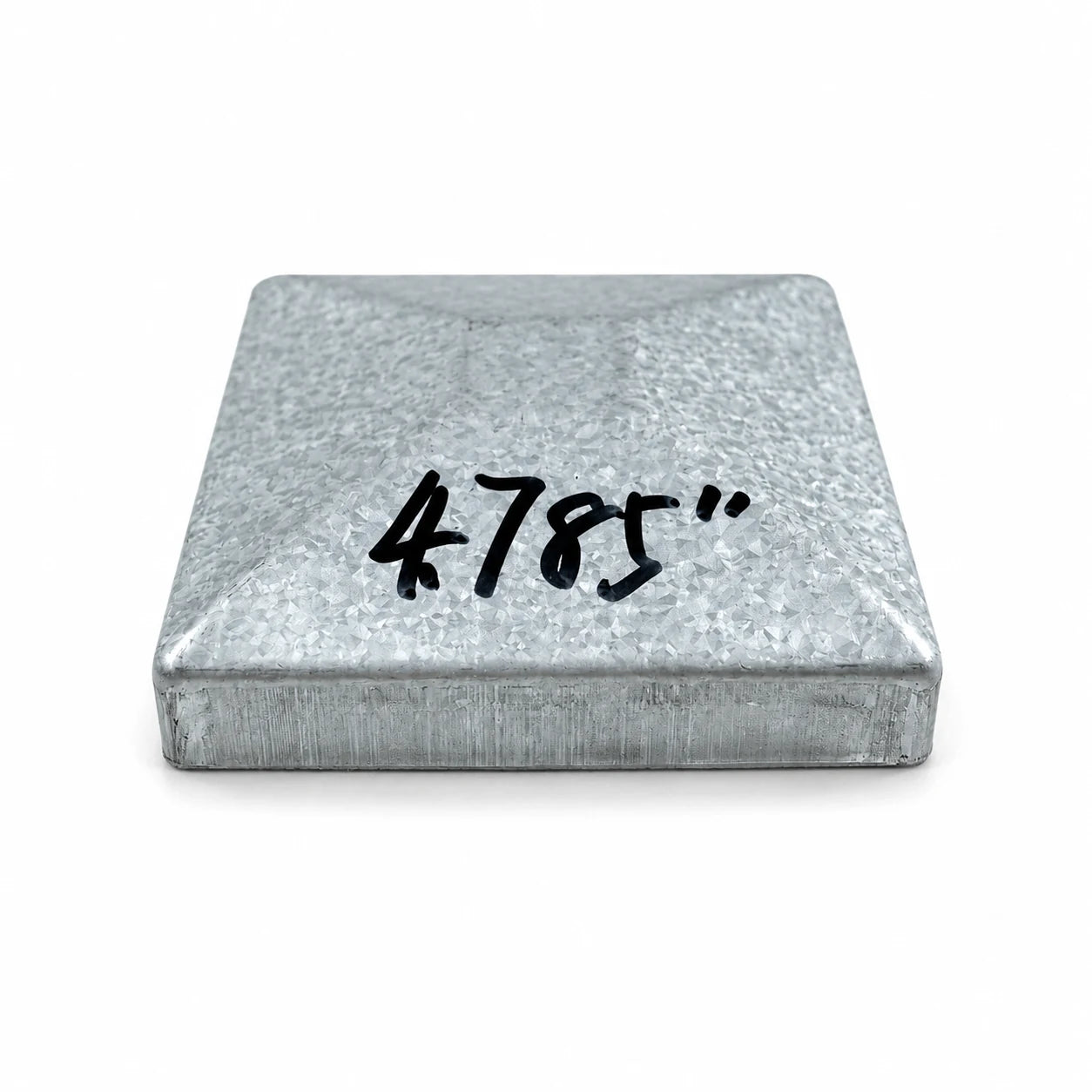 4-25/32" Square Aluminum Fence Post Cap - product image 2