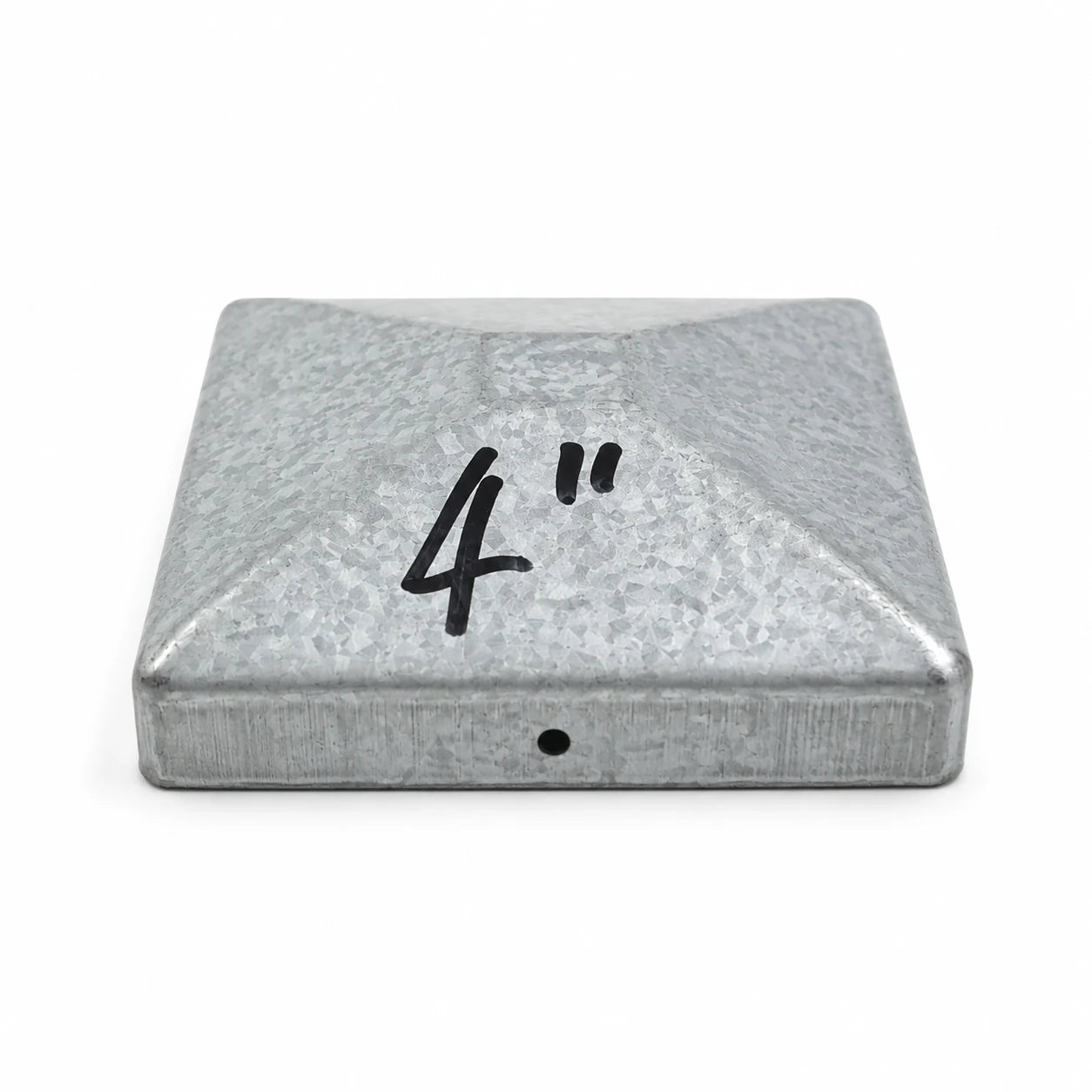 4" Square Aluminum Fence Post Cap - product image 2