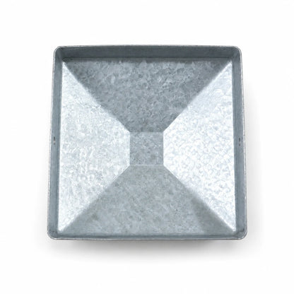 4" Square Aluminum Fence Post Cap - product image 3