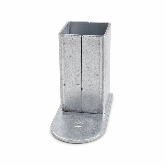 Square Tube Base Mount Bracket for Fence and Gate Posts - view 1