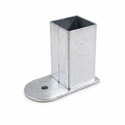Square Tube Base Mount Bracket for Fence and Gate Posts - view 2