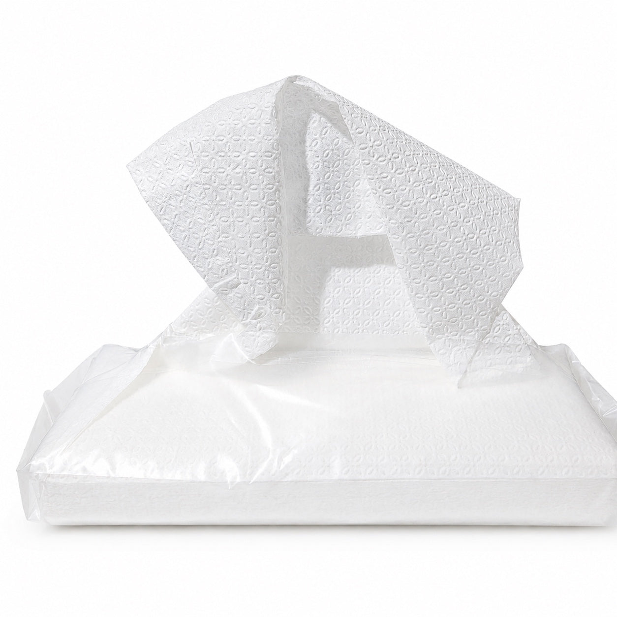 Embossed virgin pulp V-fold paper hand towel sheet for hand drying