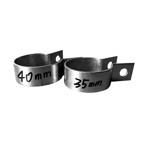 Eone 1-1/2 in. Galvanized Metal Brace Band Chain Link