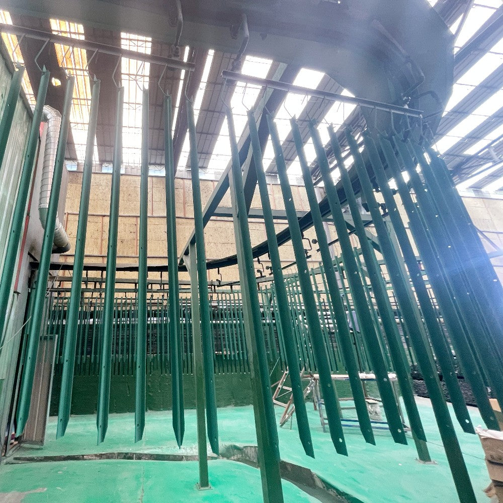 1.58 kg/m black bituminous steel Y post for farm fence and wire fencing