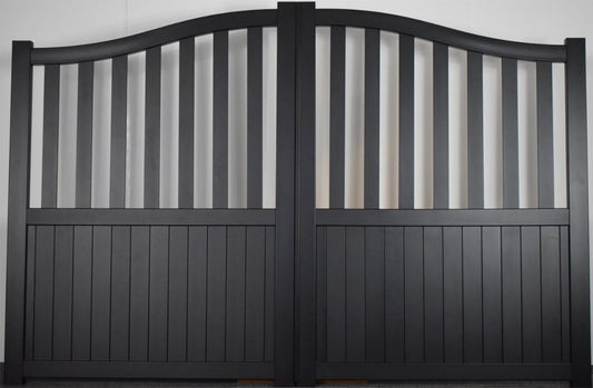 Eone Elegant Swings Gate - Stain Black - Eone Industry