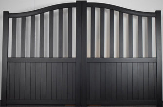 Eone Elegant Swings Gate - Stain Black - Eone Industry