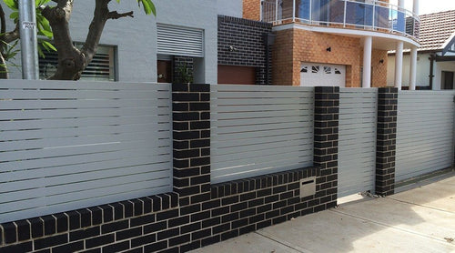 Eone Aluminum Horizontal Slat Infill Panels - Stain Black - Eone Industry