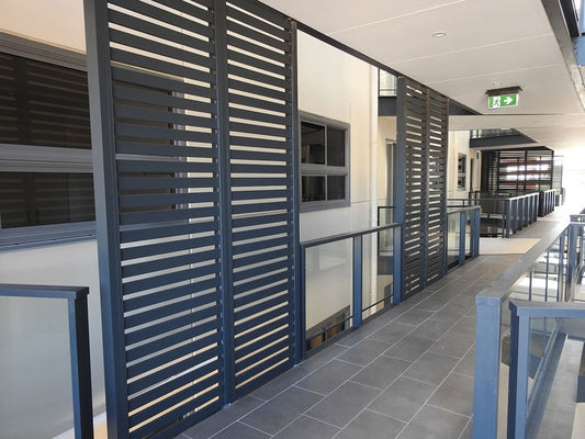 Eone Aluminum Horizontal Deck Screen- Stain Black - Eone Industry