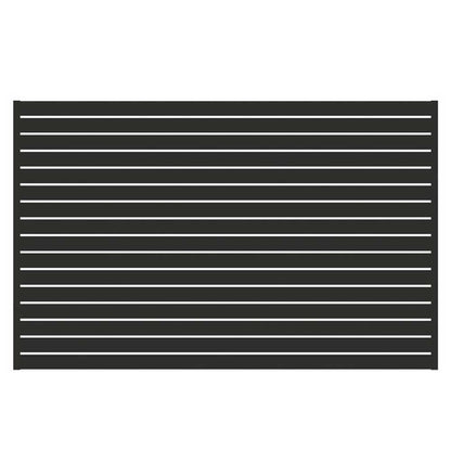 Eone Aluminum Horizontal Slat Privacy Screen - Stain Black - Eone Industry