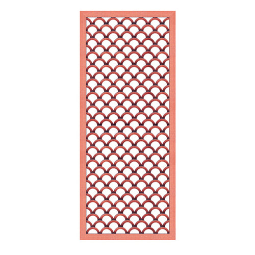 sea waves pattern laser cut decorative metal screen panel