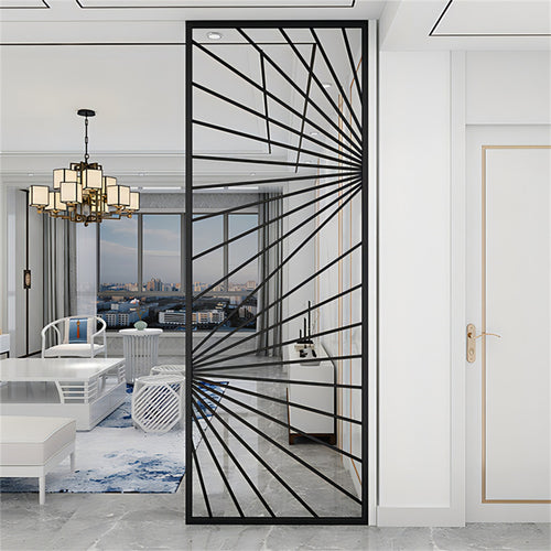 Eone Indoor Black Star Line Design Decorative Screens Panel