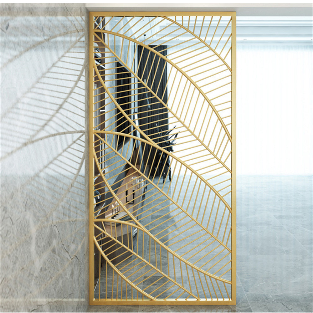 Eone Laser Cut Leaves Design Decorative Screens Panel