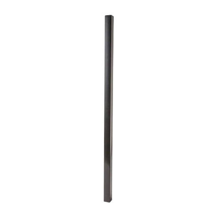 Eone American Standard Square Black Iron Fence Post