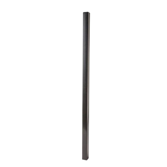 Eone American Standard Square Black Iron Fence Post
