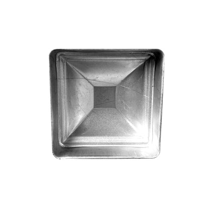 Eone 2.5 x 2.5 Inch Square Steel Fence Post Cap